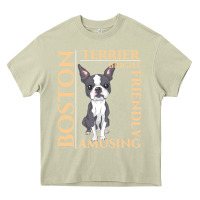 Mossy boston terrier t  shirt boston terrier dog traits gift t  shirt Heavy Core Tee - longCreatives