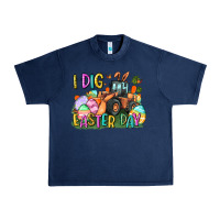 Navy I dig Easter Day Urban Heavy Tee - CowGirlArtShop