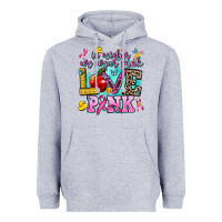 Heather Grey in october we wear pink love pink Heavyweight Hoodie - AdoDesignShop