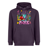 In October We Wear Pink Love Pink Heavyweight Hoodie | Teevron