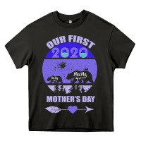 Our First Baby Mama Mother S Day Heavy Core Tee | Teevron