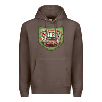 Coffee Christmas Pocket Premium Hoodie - CowhideDigitalArt