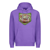 Purple Christmas Pocket Premium Hoodie - CowhideDigitalArt