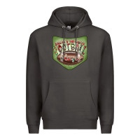 Smoke Christmas Pocket Premium Hoodie - CowhideDigitalArt