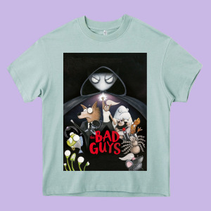 Graphic Movies  Badguys Film Mens Funny Heavy Core Tee Designed By Longcreatives