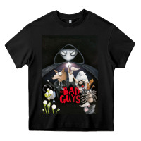Black Graphic Movies  badguys film Mens Funny Heavy Core Tee - longCreatives
