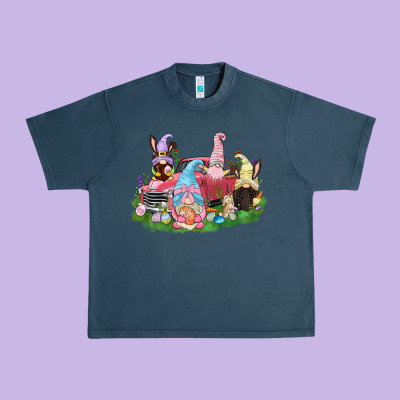 Easter Gnomies Truck  Easter Day Urban Heavy Tee Designed By Cowgirlartshop
