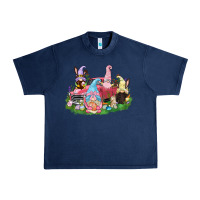 Navy Easter gnomies truck  Easter Day Urban Heavy Tee - CowGirlArtShop
