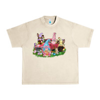 Sandshell Easter gnomies truck  Easter Day Urban Heavy Tee - CowGirlArtShop