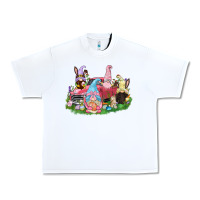 White Easter gnomies truck  Easter Day Urban Heavy Tee - CowGirlArtShop