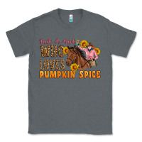 Charcoal Heather Just A Girl Who Loves Pumpkin Spice Cowgirl Classic Tee - Artiststas