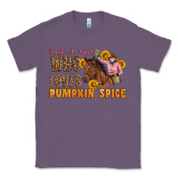 Lavender Just A Girl Who Loves Pumpkin Spice Cowgirl Classic Tee - Artiststas