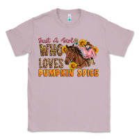 Lilac Just A Girl Who Loves Pumpkin Spice Cowgirl Classic Tee - Artiststas