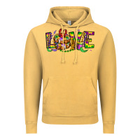 Vintage Mustard mardi gras love Vintage Hoodie - OliviaCreatesArt