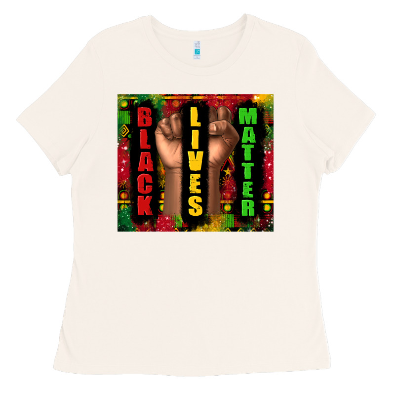 Black Lives Matter Juneteenth Ladies Tee by TumblerDesignByShophia | Teevron