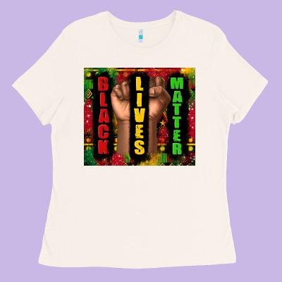 Black Lives Matter Juneteenth Ladies Tee Designed By Tumblerdesignbyshophia