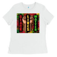 White black lives matter juneteenth Ladies Tee - TumblerDesignByShophia