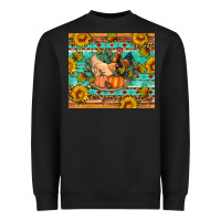 Black Fall coop animals pumpkin Heavyweight Sweatshirt - Artiststas