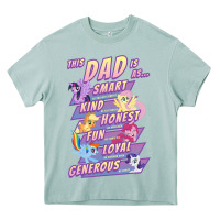Arona My Little Pony Father's Day Group Shot This Dad Is Heavy Core Tee - longCreatives