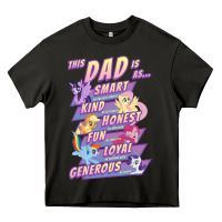 Asphalt My Little Pony Father's Day Group Shot This Dad Is Heavy Core Tee - longCreatives