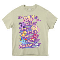 Mossy My Little Pony Father's Day Group Shot This Dad Is Heavy Core Tee - longCreatives