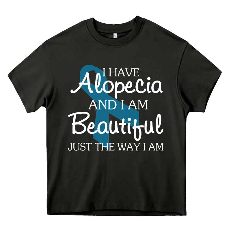 I Have Alopecia Awareness, I Am Beautiful Just Th Heavy Core Tee by longCreatives | Teevron