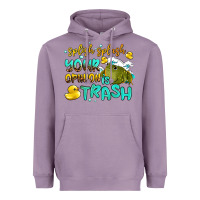 Lavender splish splash your opinion is trash Heavyweight Hoodie - AdoDesignShop