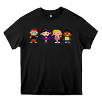 Black Little Einsteins Heavy Core Tee - longCreatives