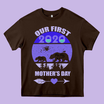 Our First Baby Mama Mother S Day Heavy Core Tee Designed By Bettercallsaul
