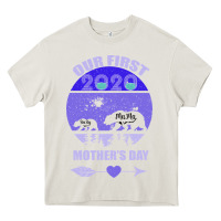 Cream Our First Baby Mama Mother s Day Heavy Core Tee - Bettercallsaul