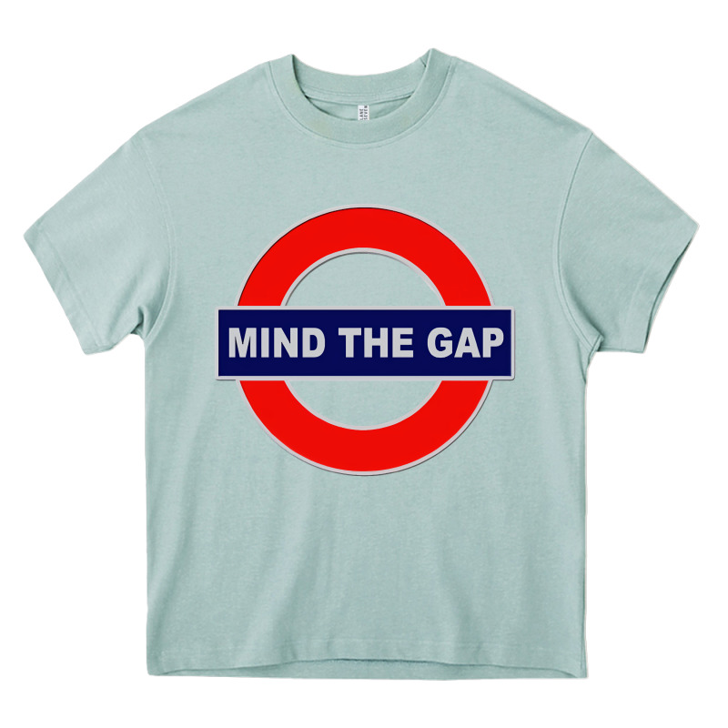 Mind The Gap Heavy Core Tee by longCreatives | Teevron