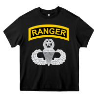 Black Ranger and Airborne Master Heavy Core Tee - longCreatives