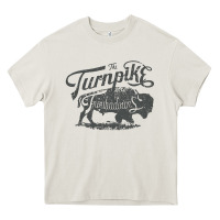 Cream Turnpike Copy Heavy Core Tee - longCreatives