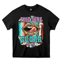 Black Pour Some Sugar On Me Heavy Core Tee - JahusDesignShop