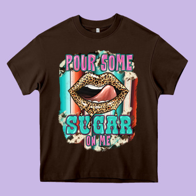 Pour Some Sugar On Me Heavy Core Tee Designed By Jahusdesignshop