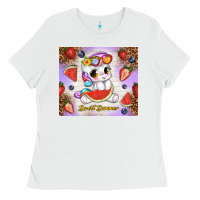 White sweet summer cute unicorn Ladies Tee - TumblerDesignByShophia