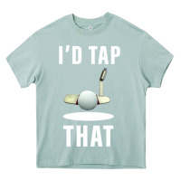 Arona I'd Tap That TFunny Golf Heavy Core Tee - longCreatives