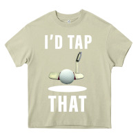 Mossy I'd Tap That TFunny Golf Heavy Core Tee - longCreatives