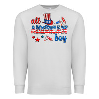 Dove Grey all american boy Premium Sweatshirt - AdoDesignShop