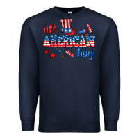 Navy all american boy Premium Sweatshirt - AdoDesignShop