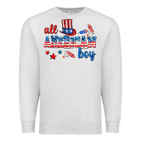 Oatmeal Heather all american boy Premium Sweatshirt - AdoDesignShop