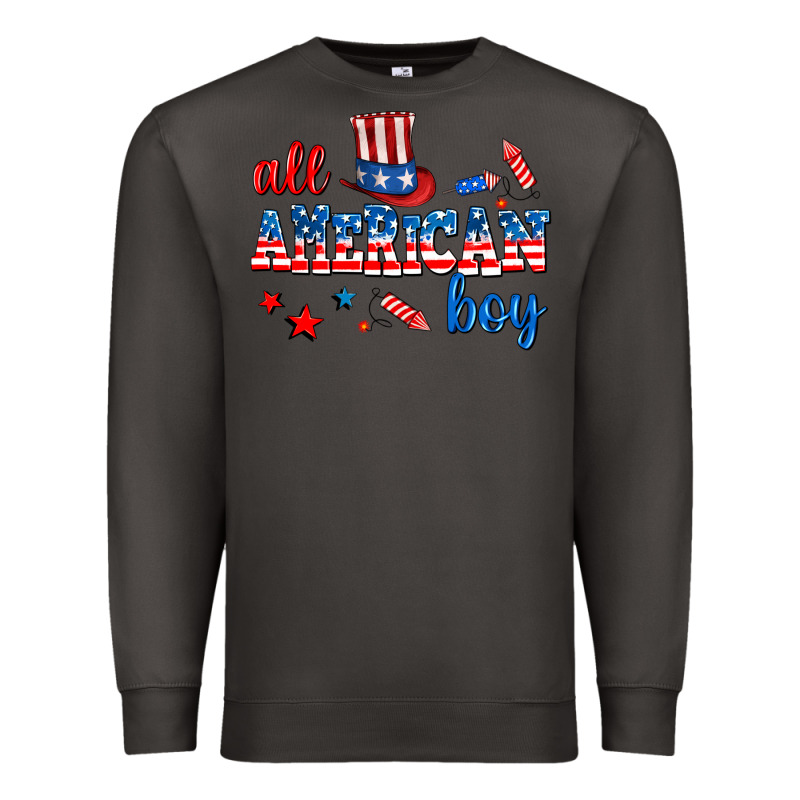 All American Boy Premium Sweatshirt by AdoDesignShop | Teevron