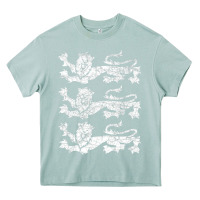 Arona Retro Three England Lions Vintage Souvenir Heavy Core Tee - longCreatives