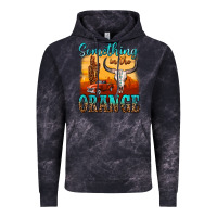 Cloud Black something in the orange Vintage Hoodie - OliviaCreatesArt
