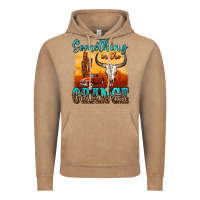 Vintage Coffee something in the orange Vintage Hoodie - OliviaCreatesArt