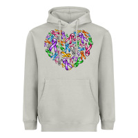 Moon Dust cancer ribbon heart Heavyweight Hoodie - AdoDesignShop
