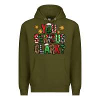 Army Green you serious clark Christmas vacation Premium Hoodie - Jasminsmagicworld