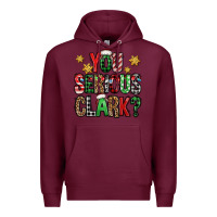 Burgundy you serious clark Christmas vacation Premium Hoodie - Jasminsmagicworld
