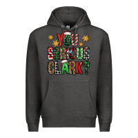 Charcoal Heather you serious clark Christmas vacation Premium Hoodie - Jasminsmagicworld