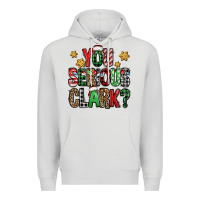 Dove Grey you serious clark Christmas vacation Premium Hoodie - Jasminsmagicworld
